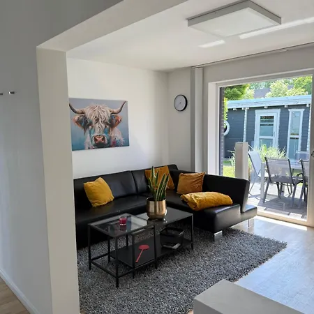 Tolle In Am Niederrhein Mit Terrasse Zum Entspannen דירה Hünxe